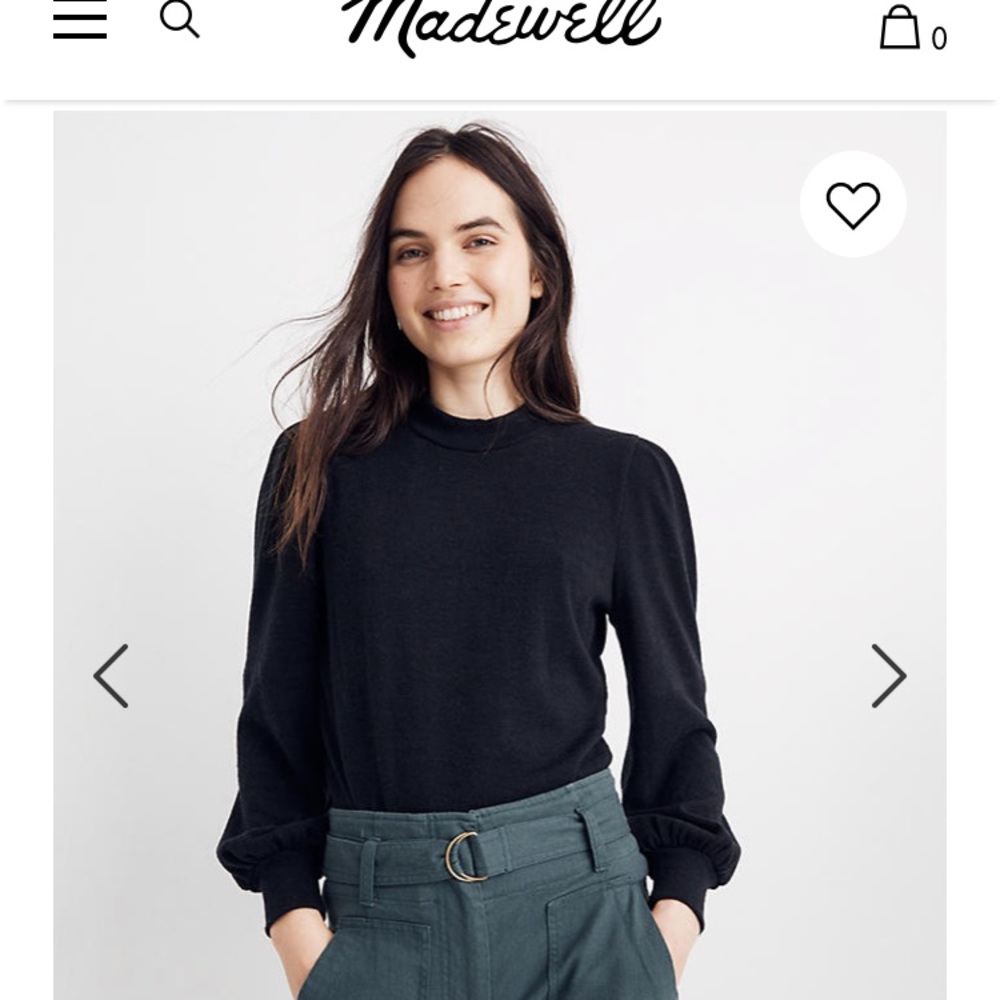 Like new madewell puff sleeve sweater